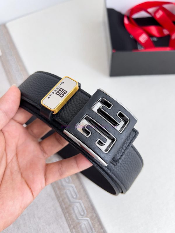 Givenchy GIVENCHY Belt ️ BeltHanging buckle, pure steel material buckle head, double-sided c r04u4syy - Image 4