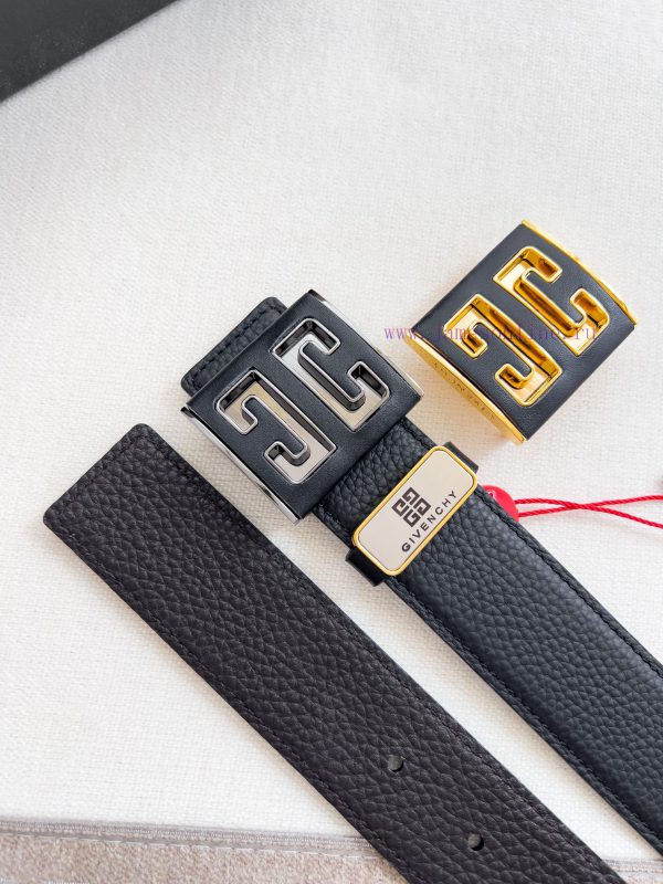 Givenchy GIVENCHY Belt ️ BeltHanging buckle, pure steel material buckle head, double-sided c r04u4syy - Image 10