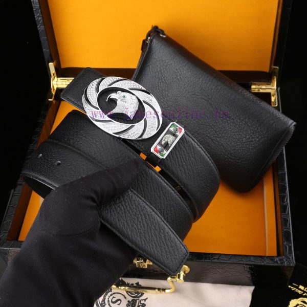 MADE IN ITALYWooden box with accompanying picturesStephen @ Belt+Wallet SetBuckle material: wx0t5qj2