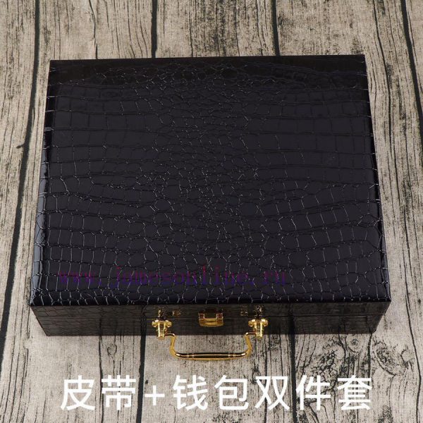 LV. Yilu Weideng Double Piece SetWooden box, belt+wallet, two-piece setGrade: Italian import gcqopug8 - Image 10