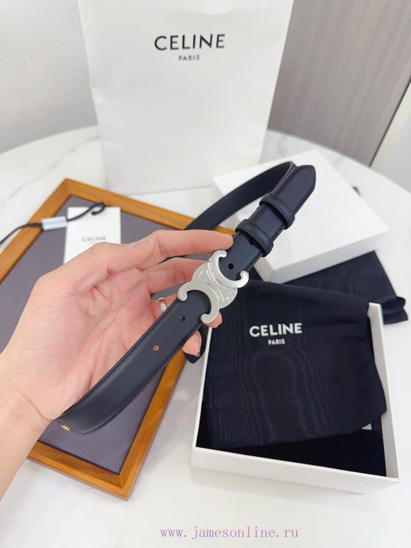 Celine has upgraded its materials with genuine IP plated steel buckles measuring 2.5 centime k5m4dqeb - Image 5