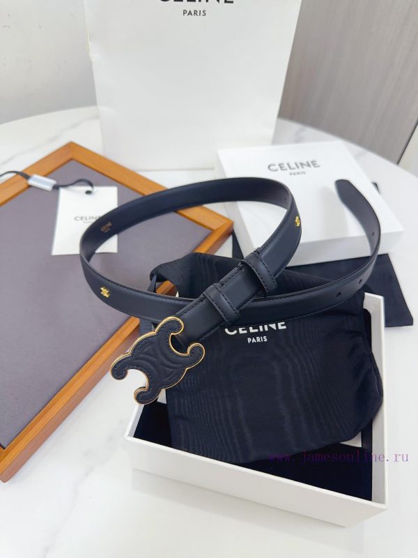 Celine has upgraded its materials with genuine IP plated steel buckles measuring 2.5 centime 8w21xjll - Image 4