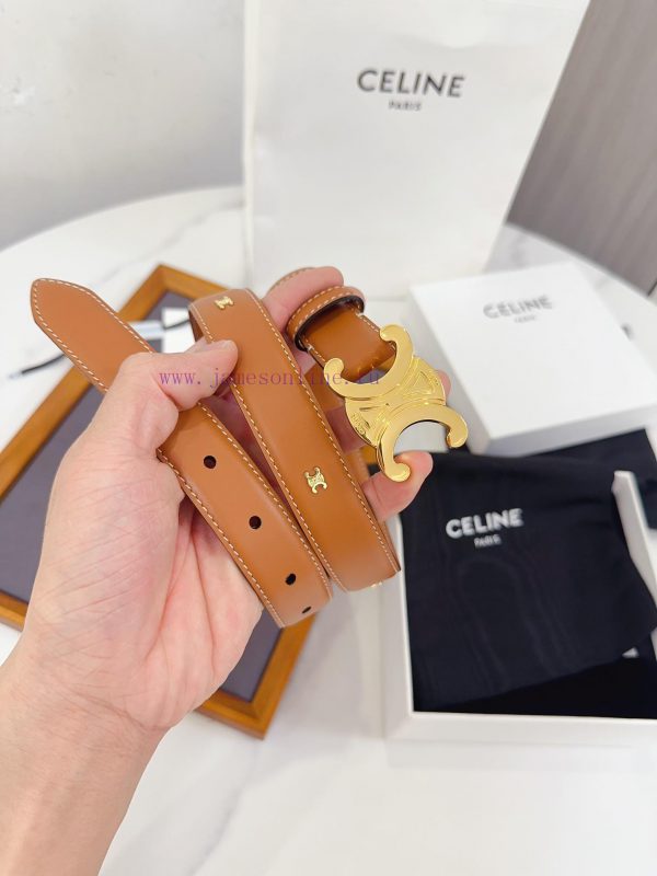 Celine has upgraded its materials with genuine IP plated steel buckles measuring 2.5 centime kt5gkzug - Image 3