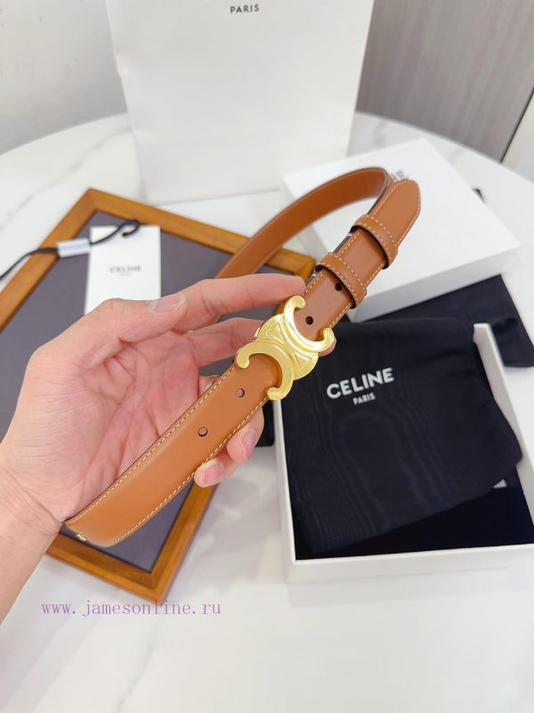 Celine has upgraded its materials with genuine IP plated steel buckles measuring 2.5 centime kt5gkzug - Image 5