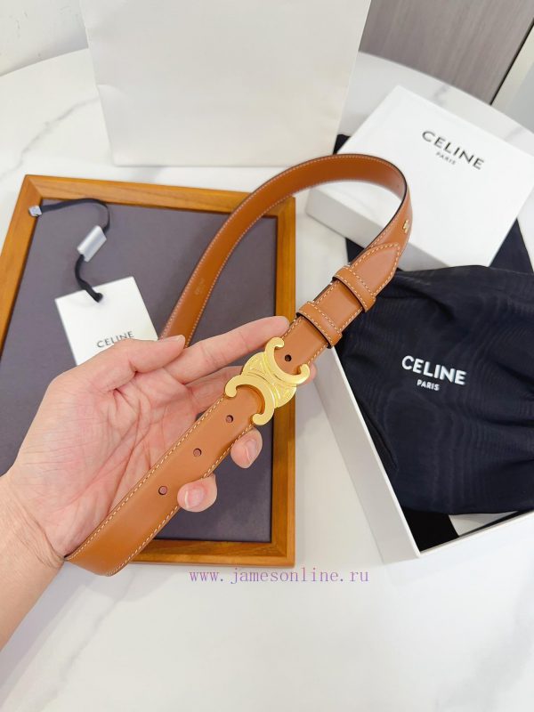 Celine has upgraded its materials with genuine IP plated steel buckles measuring 2.5 centime kt5gkzug - Image 6