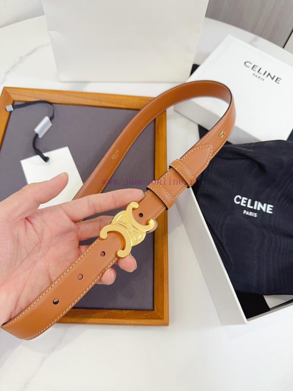 Celine has upgraded its materials with genuine IP plated steel buckles measuring 2.5 centime kt5gkzug - Image 7