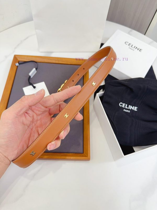 Celine has upgraded its materials with genuine IP plated steel buckles measuring 2.5 centime kt5gkzug - Image 8