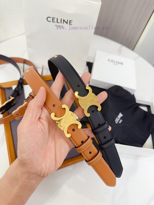 Celine has upgraded its materials with genuine IP plated steel buckles measuring 2.5 centime kt5gkzug - Image 9