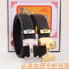 Belt and belt, automatic leather belt from Herm è sMen's belt material: 100% head layer cowh vn063phs