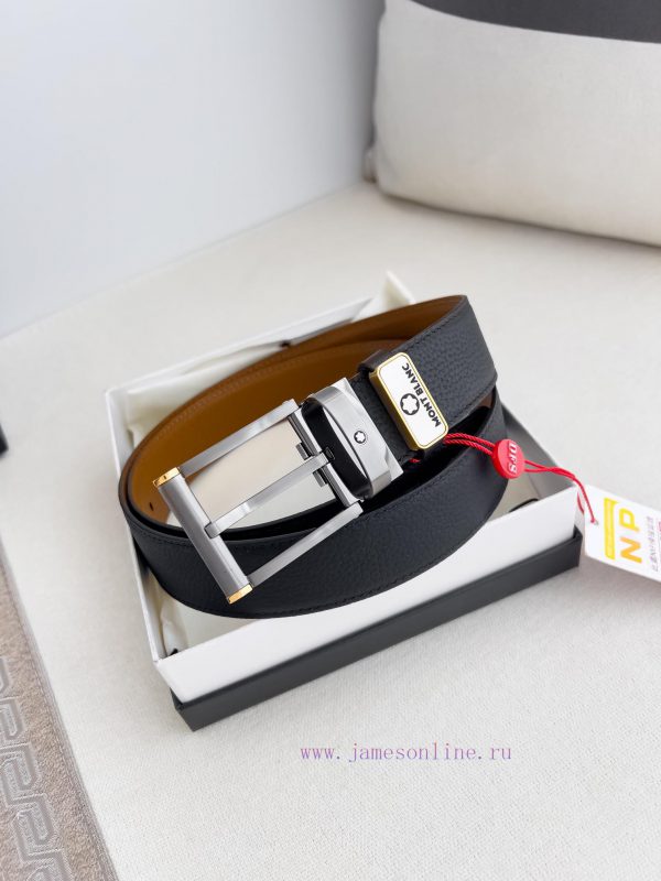 Montblanc Belt and BeltsNeedle buckle, new original classic boutique two-color needle buckle 0djtou13