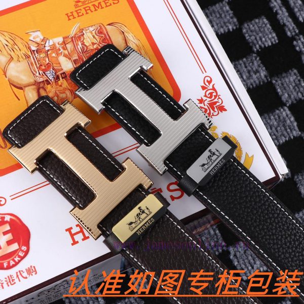 Men's belt HermesMen's leather belt is made of 100% head layer cowhide, ensuring that the 24 d7zyo067