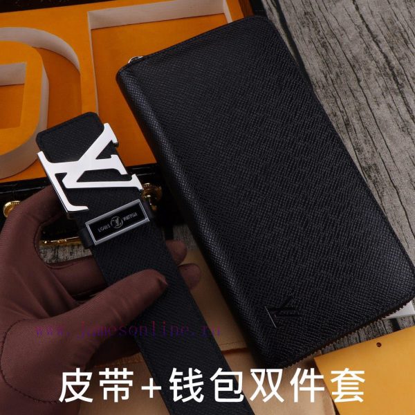 LV. Yilu Weideng Double Piece SetWooden box, belt+wallet, two-piece setGrade: Imported 100% x1xjj0az
