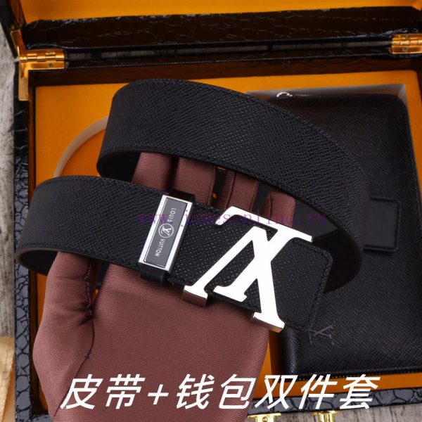 LV. Yilu Weideng Double Piece SetWooden box, belt+wallet, two-piece setGrade: Imported 100% x1xjj0az - Image 6