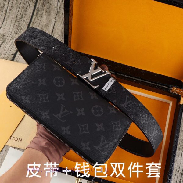 LV. Yiluweideng two-piece setWooden box, belt+wallet, two-piece setGrade: Italian imported 1 ldssk0f5