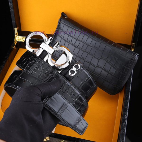 MADE IN ITALYWooden box with accompanying picturesFilag Curtain Belt+Wallet SetBuckle materi iqqj4jyi