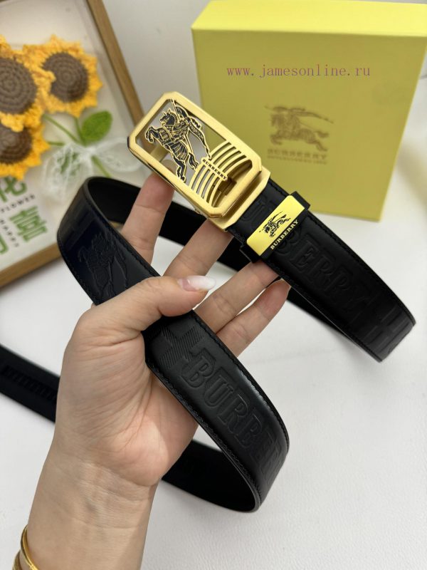 Burberry automatic beltMaterial: Leather Belt with 100% Head Layer. The leather belt is guar 29fuzouk - Image 5