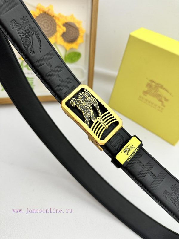 Burberry automatic beltMaterial: Leather Belt with 100% Head Layer. The leather belt is guar 29fuzouk - Image 17