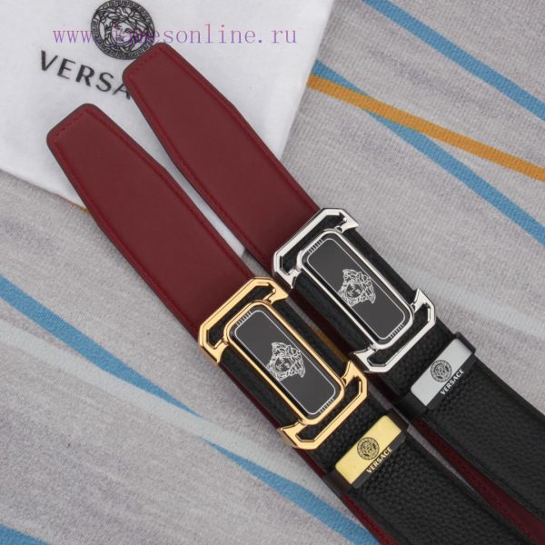 Belt belt Versace cowhide beltMen's belt material: 100% head layer cowhide belt, guaranteed cf3o8w3i
