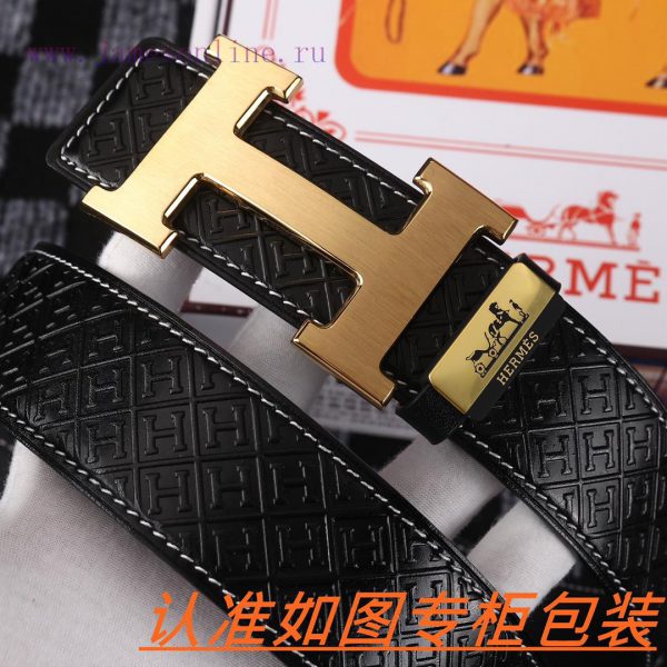 Men's belt HermesMen's leather belt is made of 100% head layer cowhide, ensuring that the 24 c4ef8ezn - Image 8