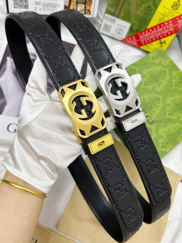 Belt Gucci Gucci automatic buckle-Belt replica Gucci The automatic belt series is made of 10 0qt7r3rq