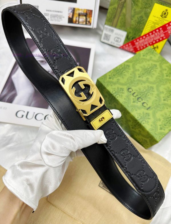 Belt Gucci Gucci automatic buckle-Belt replica Gucci The automatic belt series is made of 10 4xwj8aau - Image 8