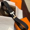 3.8cm, Hermes/Hermes Classic H brushed gold/palladium buckle, imported togo leather lining, fun23xiz