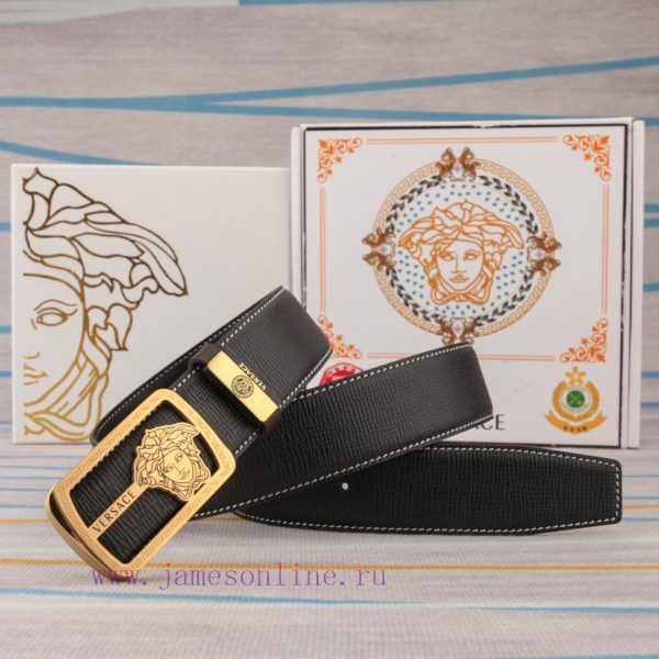 Belt belt Versace cowhide beltMen's belt material: 100% head layer cowhide belt, guaranteed fcqkadzt