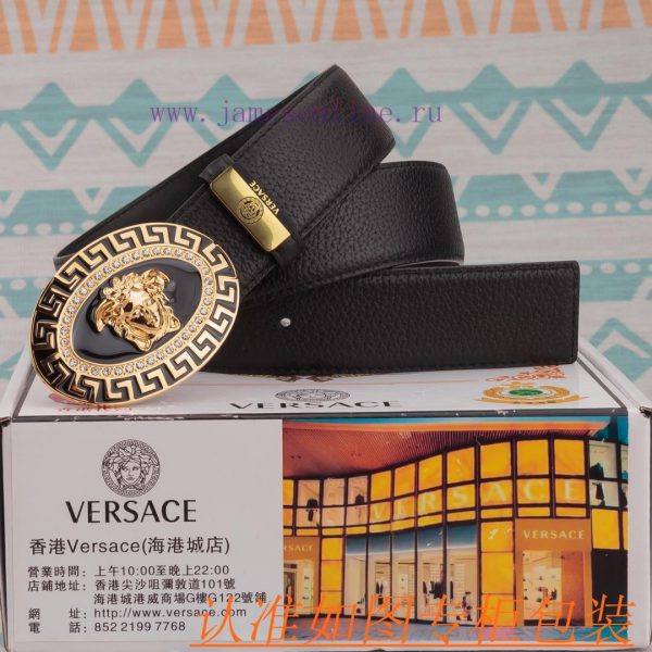 Belt belt Versace cowhide beltMen's belt material: 100% head layer cowhide belt, guaranteed ghahyhc6