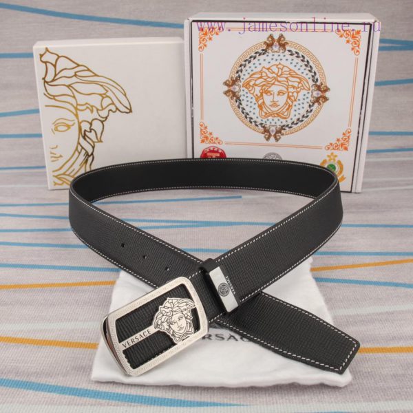 Belt belt Versace cowhide beltMen's belt material: 100% head layer cowhide belt, guaranteed 48bmz4vd - Image 8