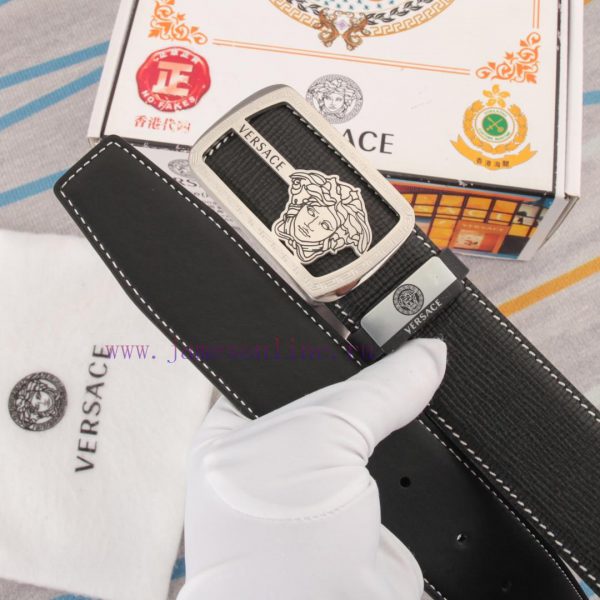 Belt belt Versace cowhide beltMen's belt material: 100% head layer cowhide belt, guaranteed 48bmz4vd - Image 10