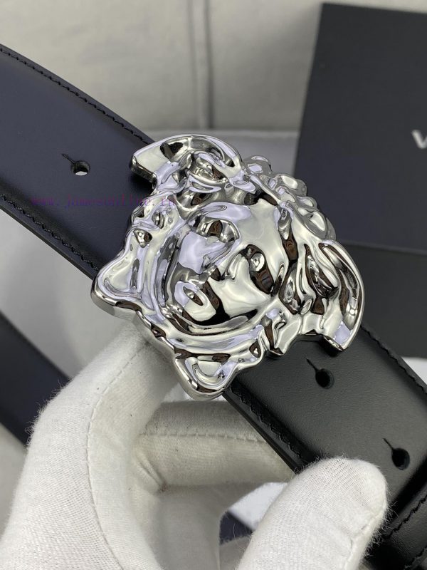 ️, Width 4.0cm Versace This original Versace belt is adorned with the Versace logo 3D Medusa kcd4qr0w - Image 3