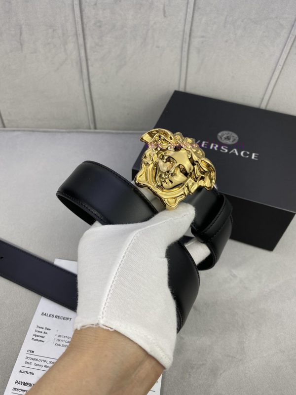 ️, Width 4.0cm Versace This original Versace belt is adorned with the Versace logo 3D Medusa scrzsp82 - Image 9