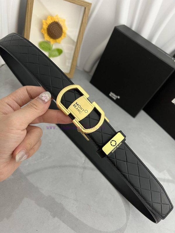 Montblanc Automatic BeltMaterial: Leather Belt with 100% Head Layer. The leather belt is gua 6u2h2cka - Image 8