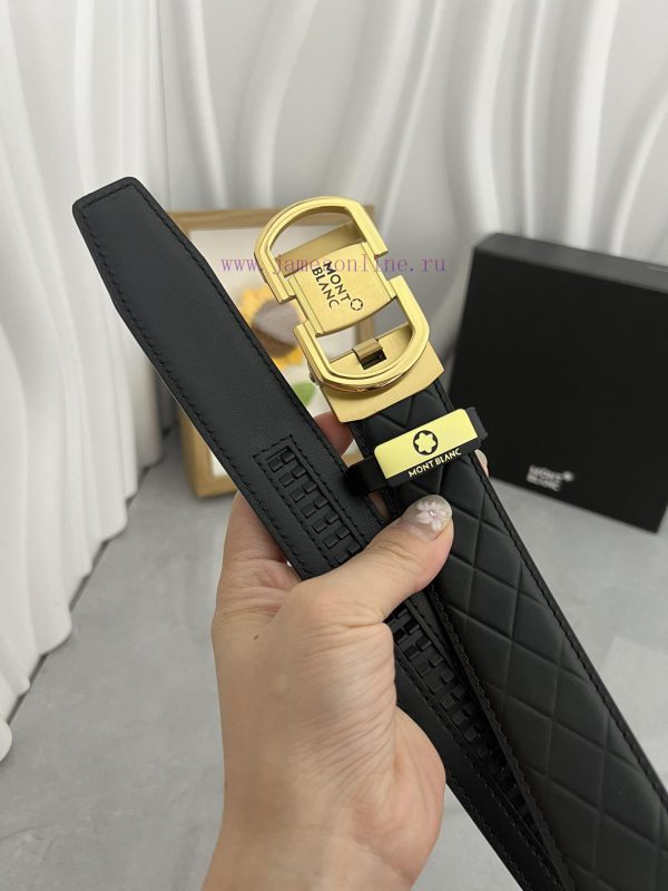Montblanc Automatic BeltMaterial: Leather Belt with 100% Head Layer. The leather belt is gua 6u2h2cka - Image 10
