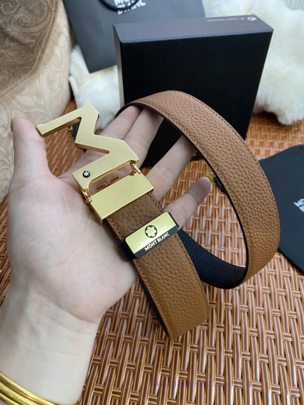 MontblancMaterial: Leather Belt with 100% Head Layer. The leather belt is guaranteed to be g rdj3091i - Image 3