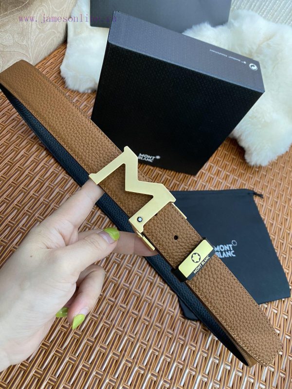 MontblancMaterial: Leather Belt with 100% Head Layer. The leather belt is guaranteed to be g rdj3091i - Image 4
