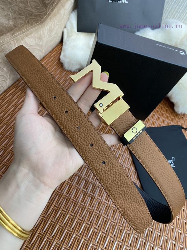 MontblancMaterial: Leather Belt with 100% Head Layer. The leather belt is guaranteed to be g rdj3091i - Image 6