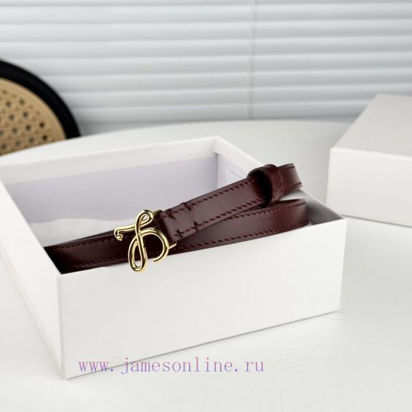 Loewe W2024Ss autumn and winter new smooth calf leather belt with L letter combination needl 1uvqegg0 - Image 7