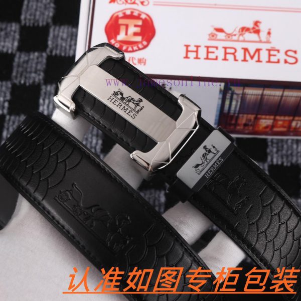 Men's belt HermesMen's leather belt is made of 100% head layer cowhide, ensuring that the 24 nl7iagt3 - Image 8