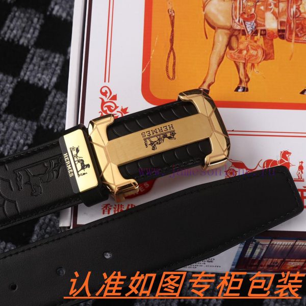 Men's belt HermesMen's leather belt is made of 100% head layer cowhide, ensuring that the 24 nl7iagt3 - Image 9