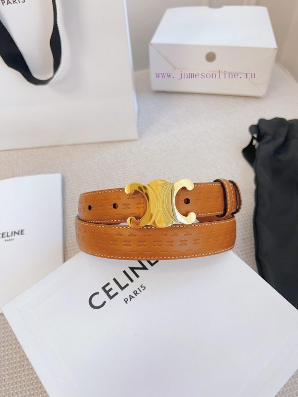 CELINE's original 2.5cm wide waistband is crafted from finely crafted calf leather, while th 0fxskp9m