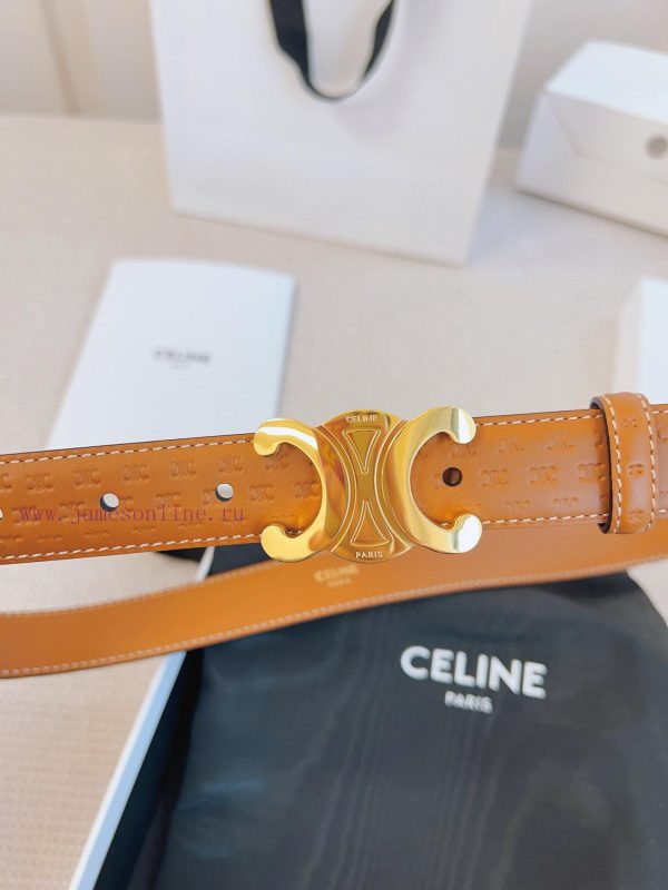 CELINE's original 2.5cm wide waistband is crafted from finely crafted calf leather, while th 0fxskp9m - Image 4