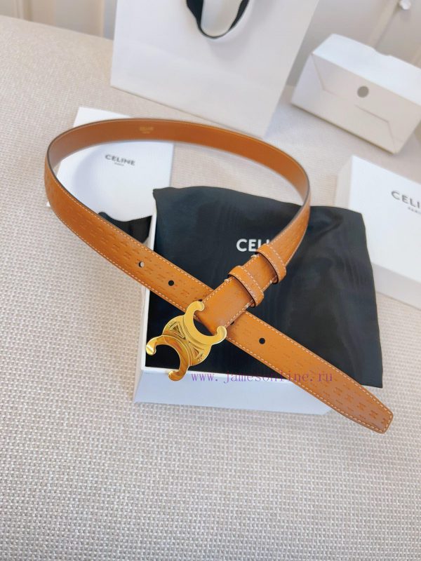 CELINE's original 2.5cm wide waistband is crafted from finely crafted calf leather, while th 0fxskp9m - Image 6