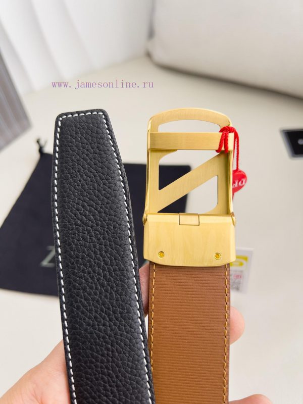 Jenny Ermenegido Zelma. Belt Automatic BeltPure steel material automatic buckle, top layer c spz8pa18 - Image 6